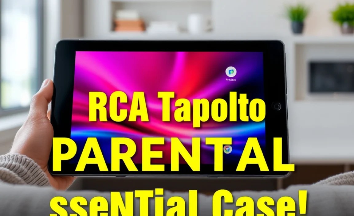 RCA Tablet Apollo Parental Controls: Essential Case!