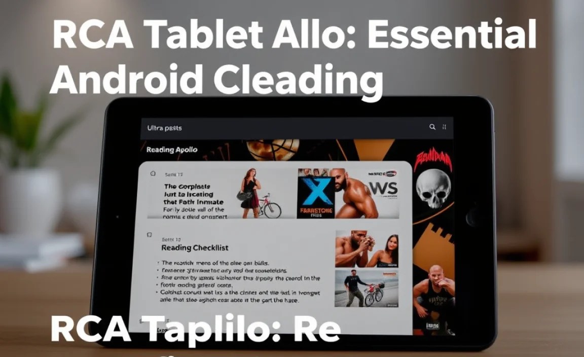 RCA Tablet Apollo Reading Checklist