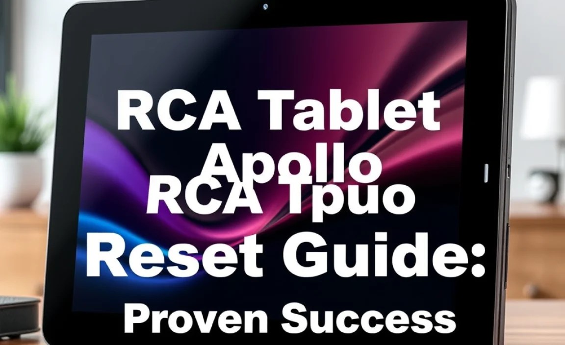 RCA Tablet Apollo Reset Guide: Proven Success
