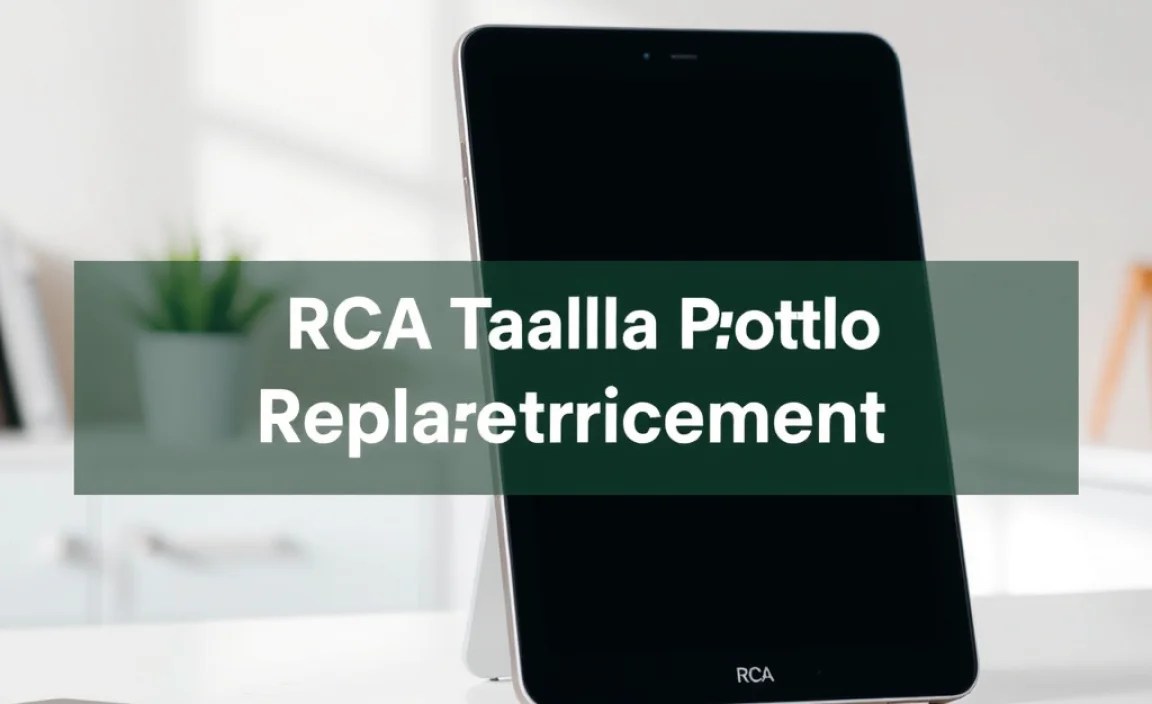 RCA Tablet Apollo Screen Replacement: Effortless Work Fix