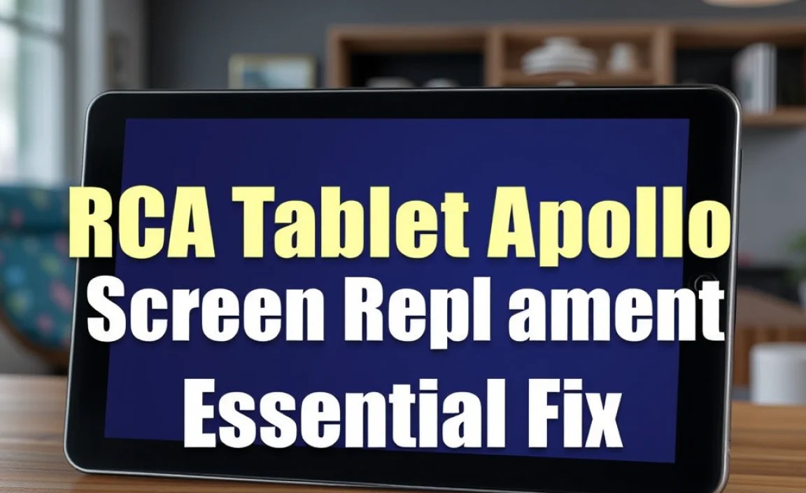 RCA Tablet Apollo Screen Replacement: Essential Fix