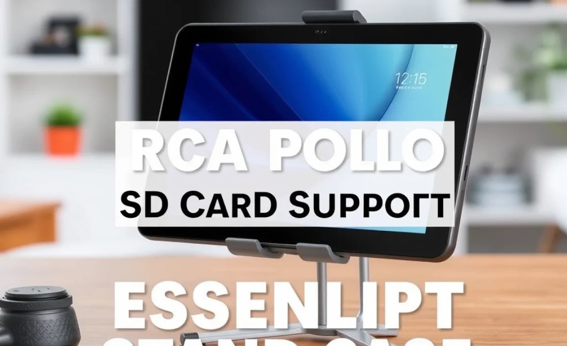 RCA Tablet Apollo SD Card Support: Essential Stand Case