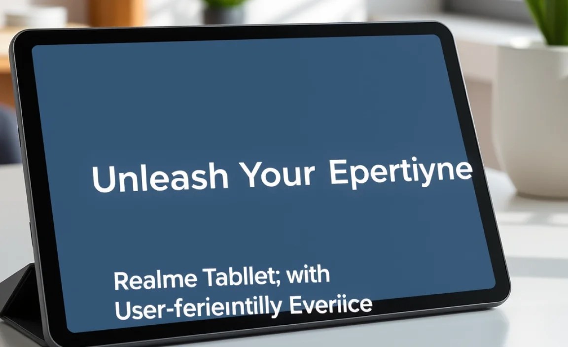 Realme Tablet: User-Friendly Experience