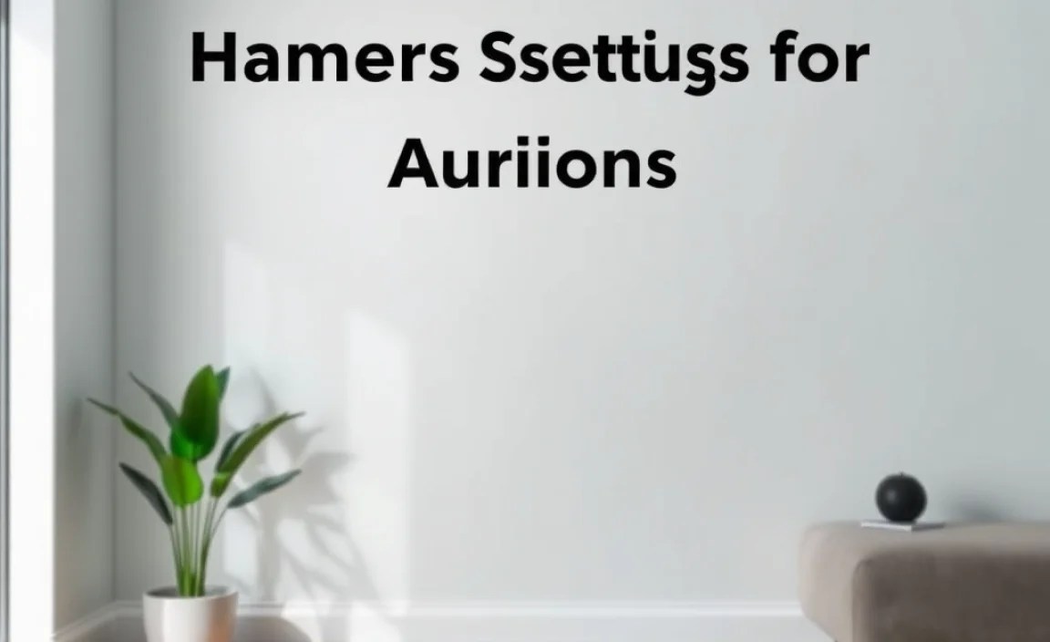 Recommended Focus Settings for Clarity