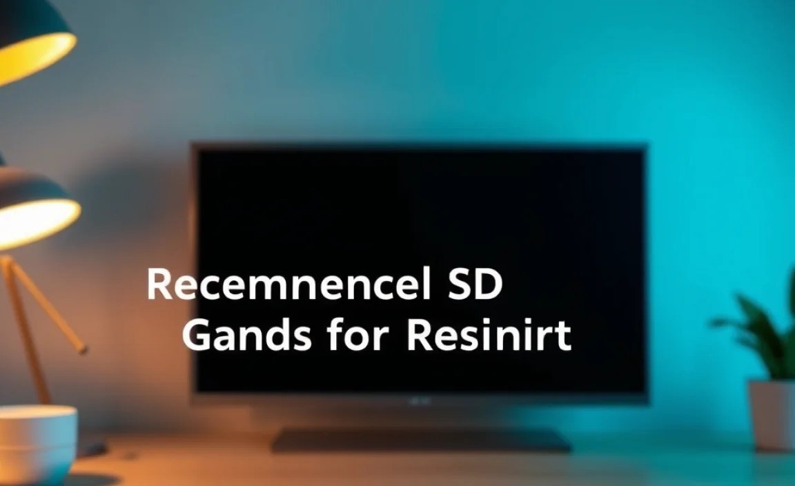 Recommended SD Card Brands for Reliability