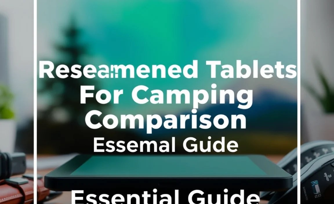Recommended Tablets For Camping Comparison: Essential Guide