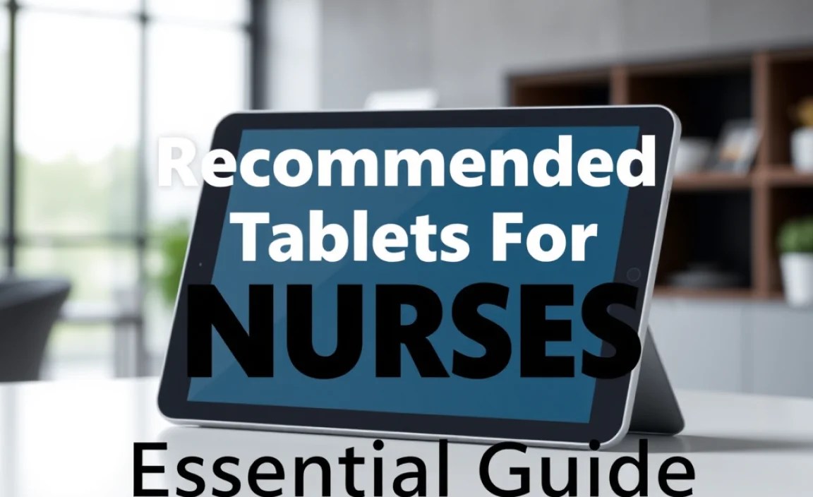Recommended Tablets For Nurses: Essential Guide