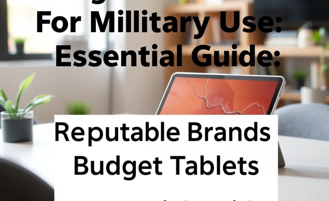 Reputable Brands for Budget Tablets