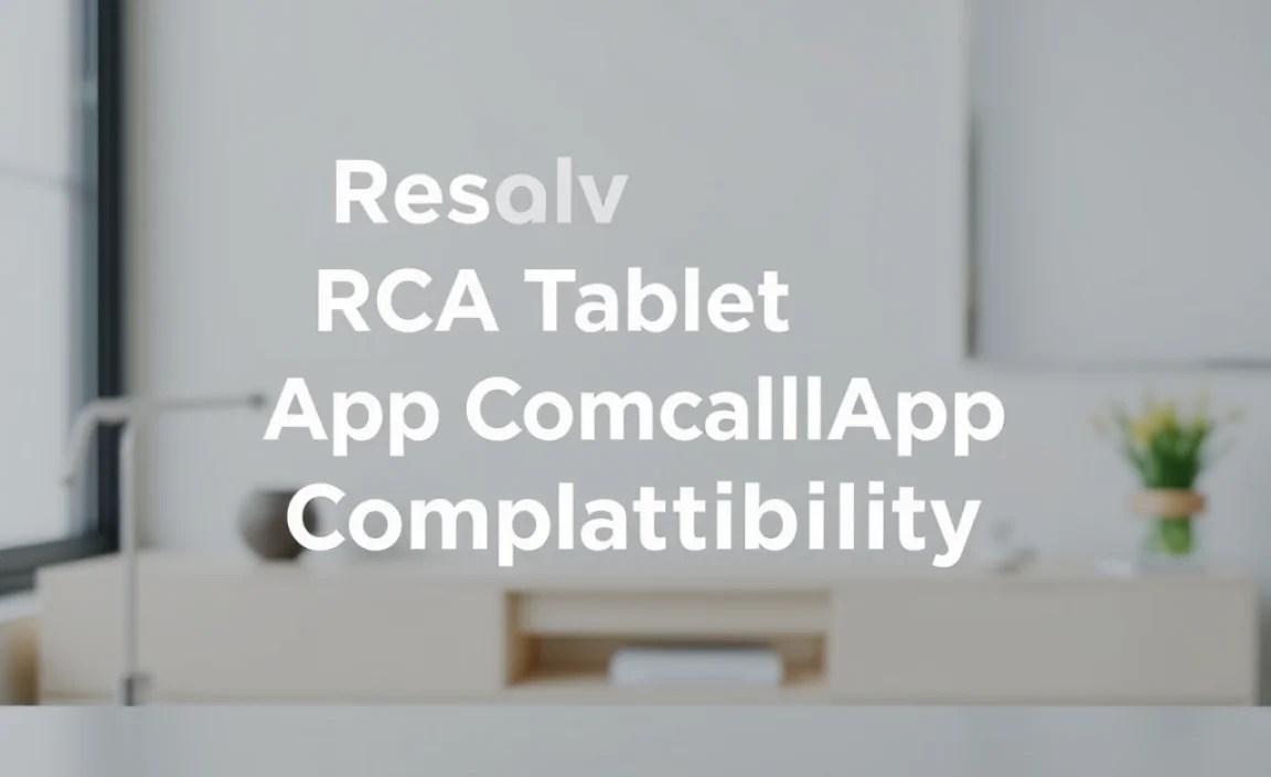 Resolving RCA Tablet Apollo App Compatibility Issues