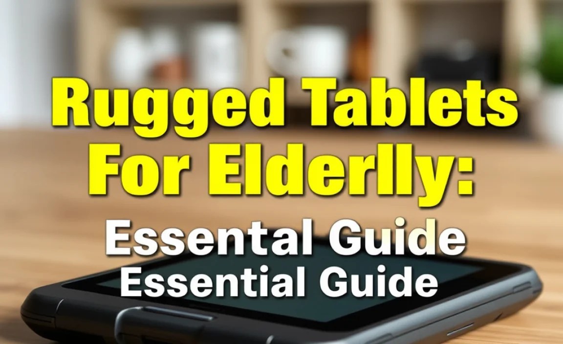 Rugged Tablets For Elderly: Essential Guide