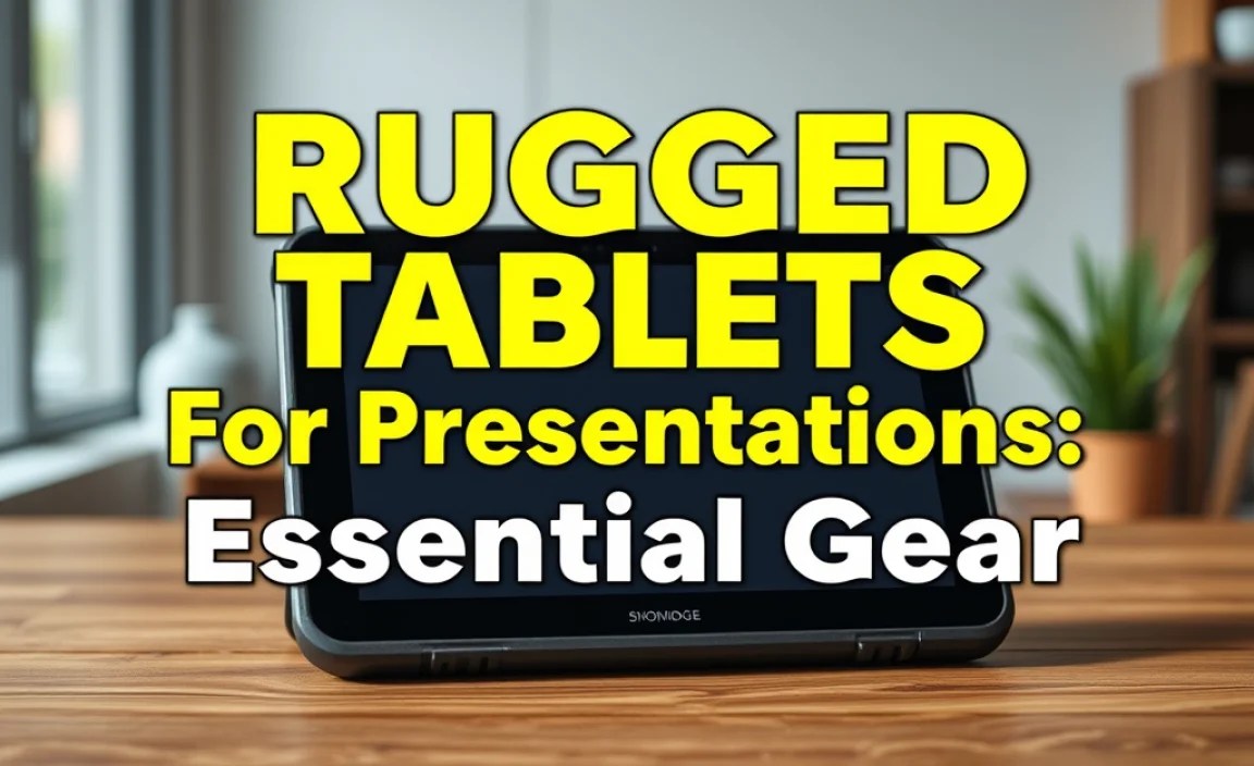 Rugged Tablets For Presentations: Essential Gear