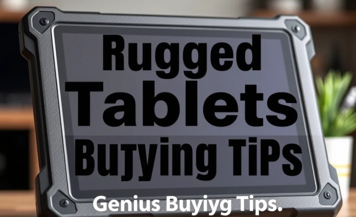 Rugged Tablets: Genius Buying Tips