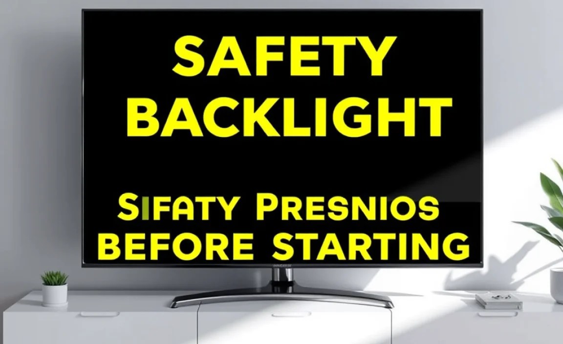 Safety Precautions Before Starting