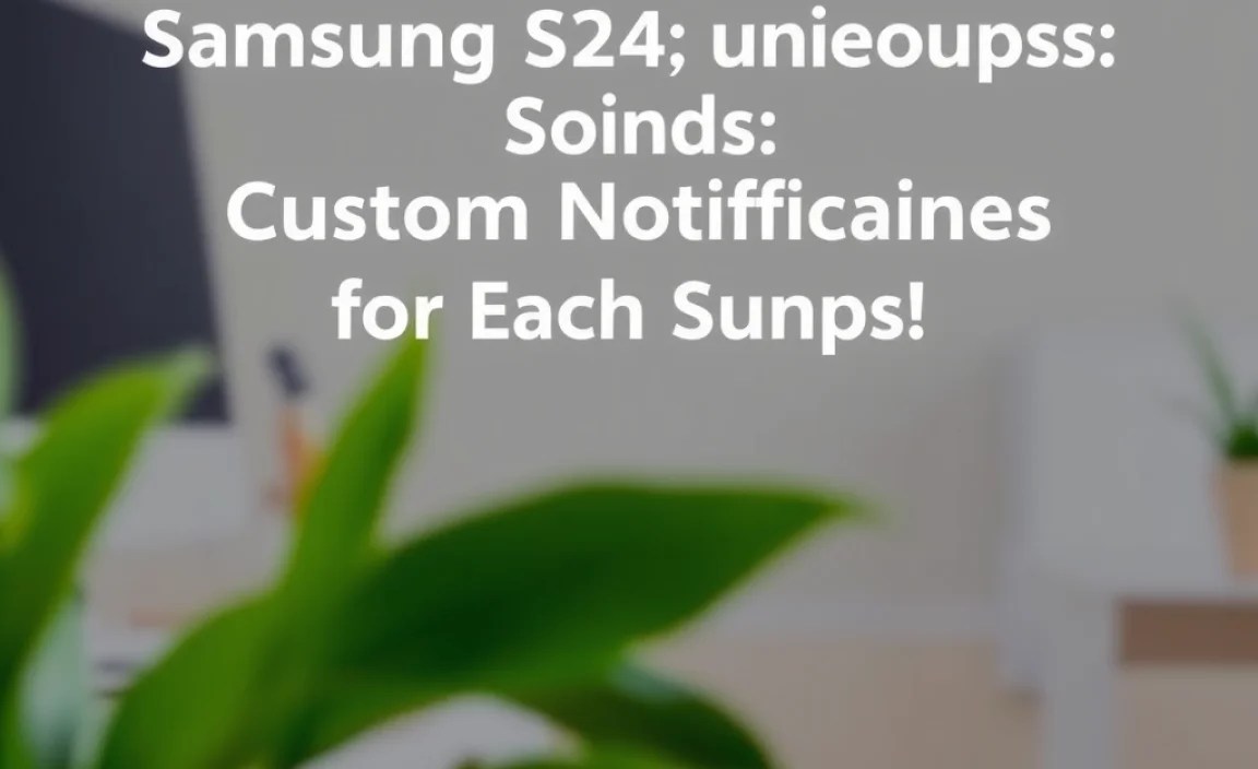 Setting Custom Notification Sounds for Each App