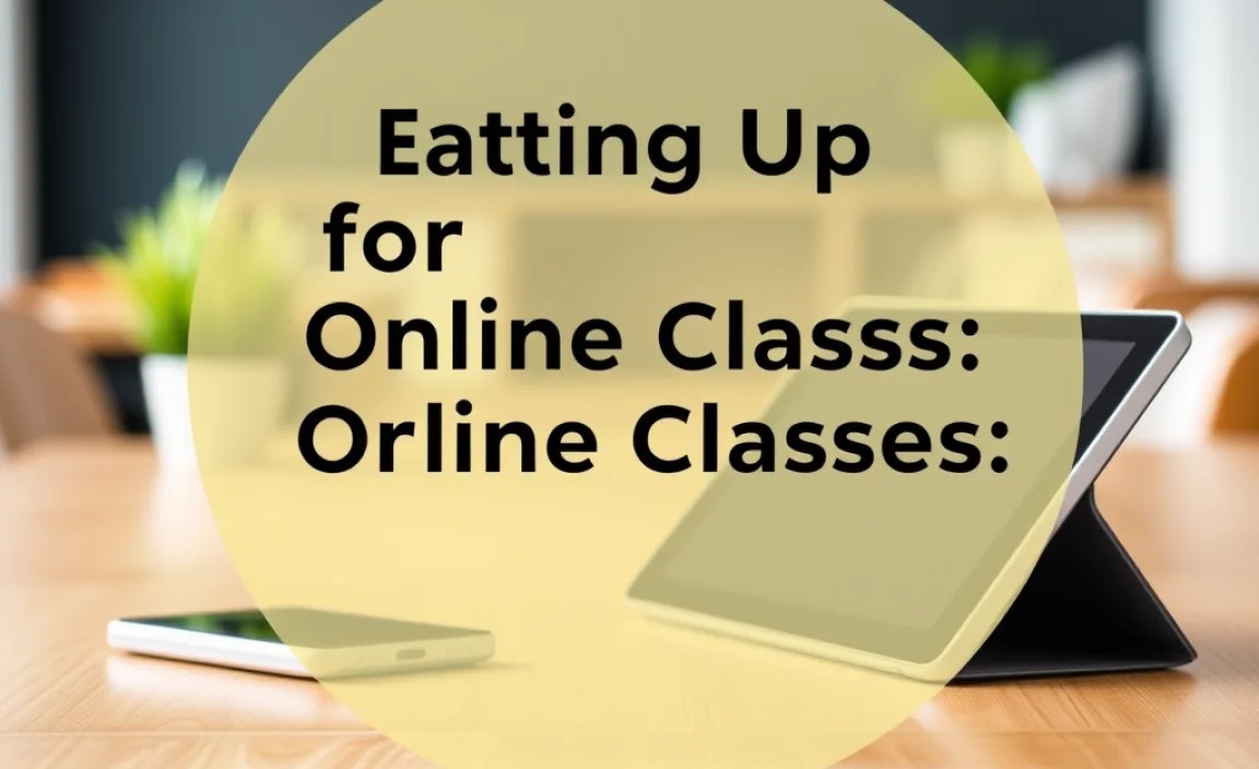 Setting Up for Online Classes: Step-by-Step