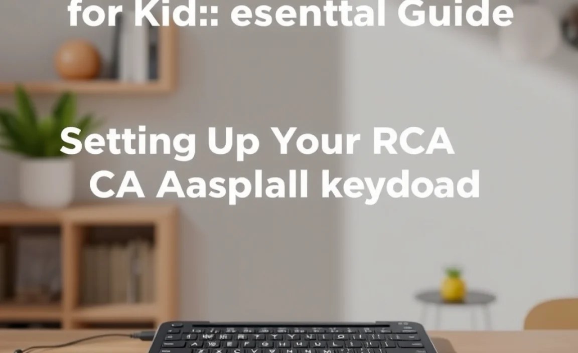 Setting Up Your RCA Tablet Apollo Keyboard