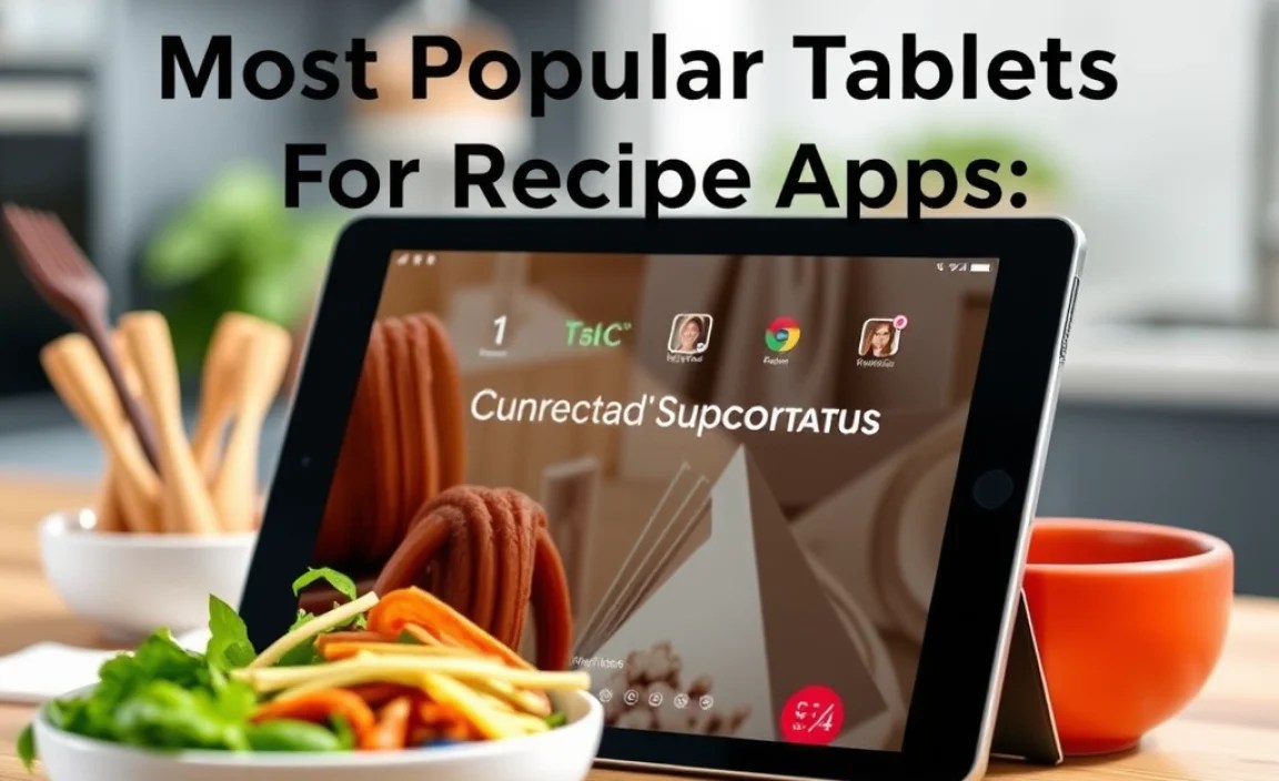 Setting Up Your Tablet for Kitchen Success