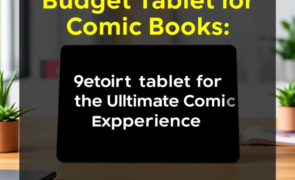 Setting Up Your Tablet for the Ultimate Comic Experience