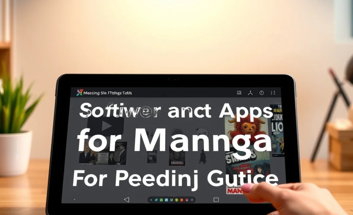 Software and Apps for Reading Manga