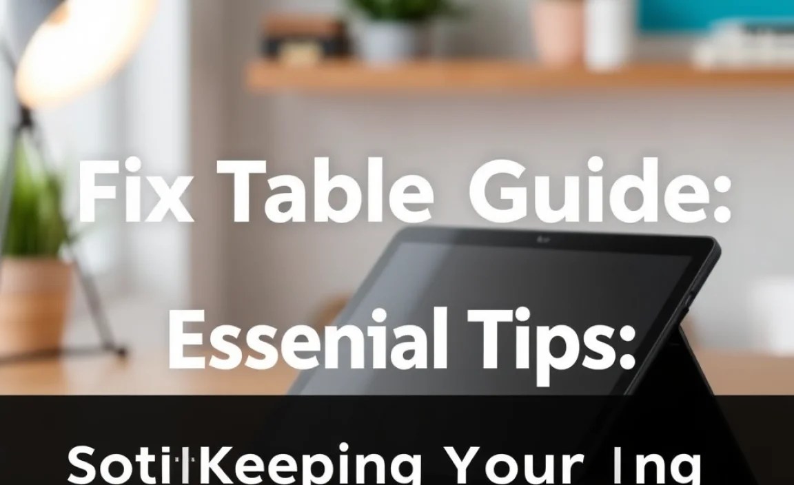 Software Updates: Keeping Your Lenovo Tablet Current