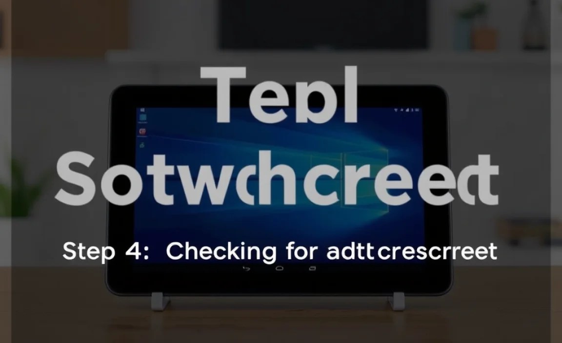 Step 4: Checking for Software Updates