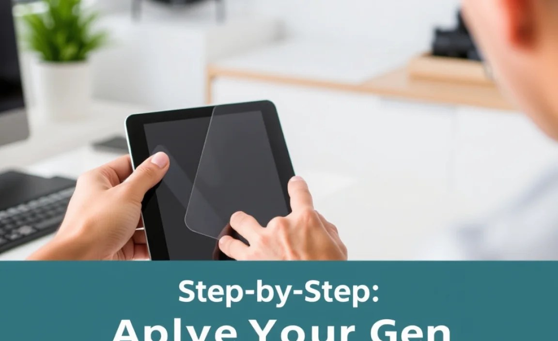 Step-by-Step: Applying Your iPad 1st Gen Screen Protector