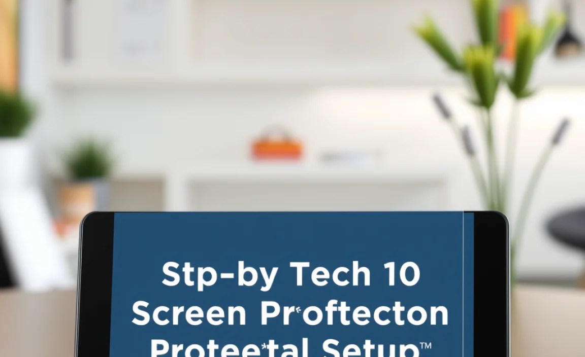 Step-by-Step Guide: Dragon Touch Max10 Screen Protector Setup