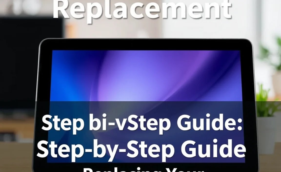 Step-by-Step Guide: Replacing Your RCA Tablet Apollo Screen