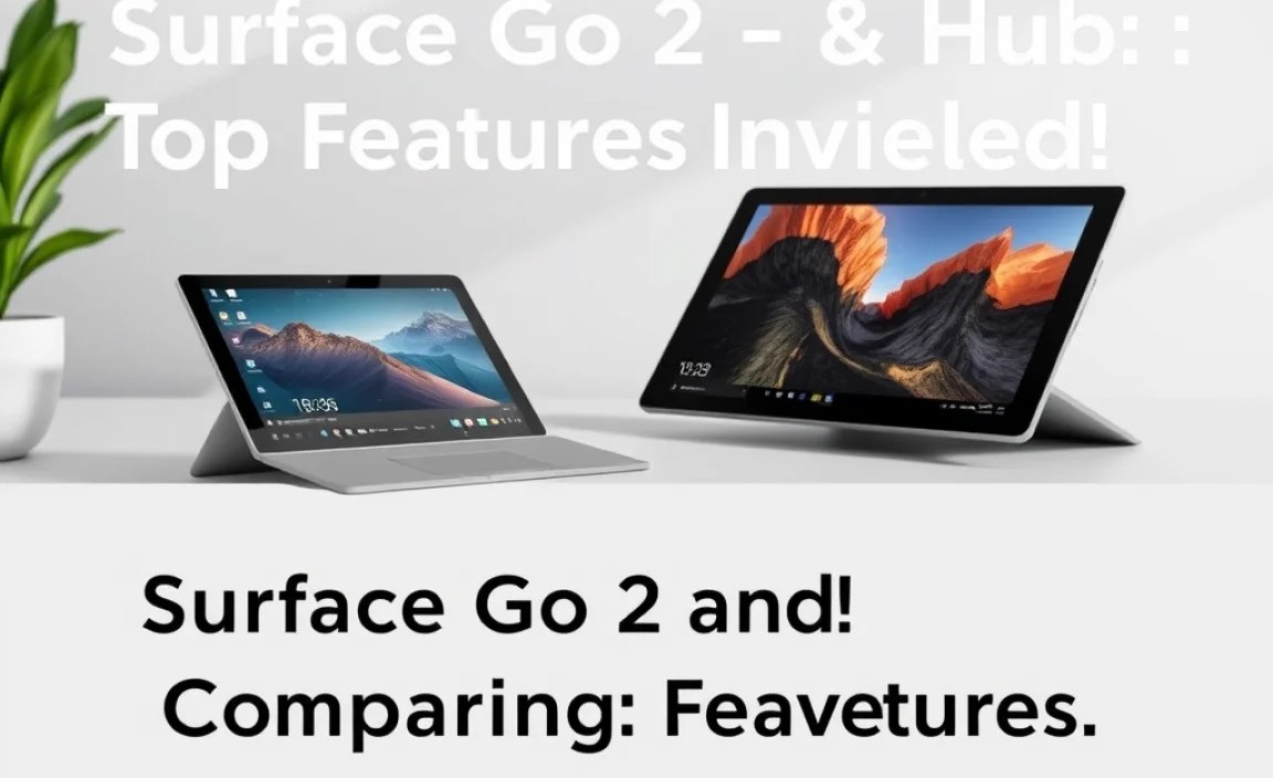 Surface Go 2 and Surface Hub: Comparing Features