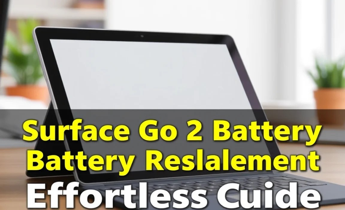 Surface Go 2 Battery Replacement: Effortless Guide