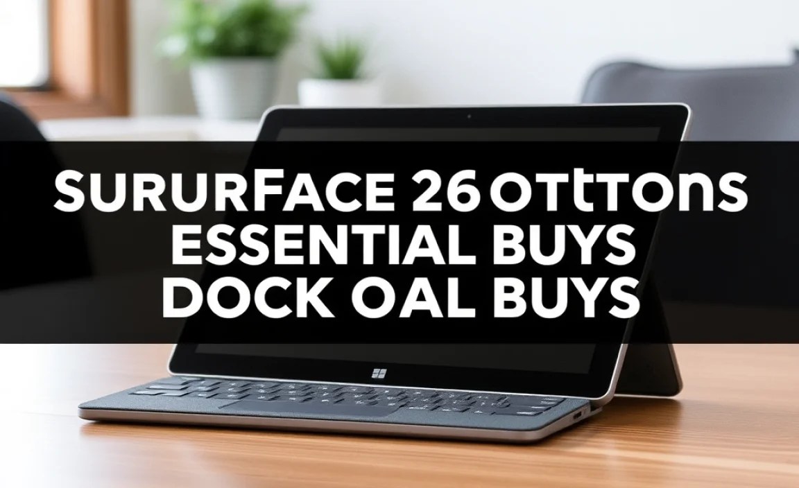 Surface Go 2 Dock Options: Essential Buys