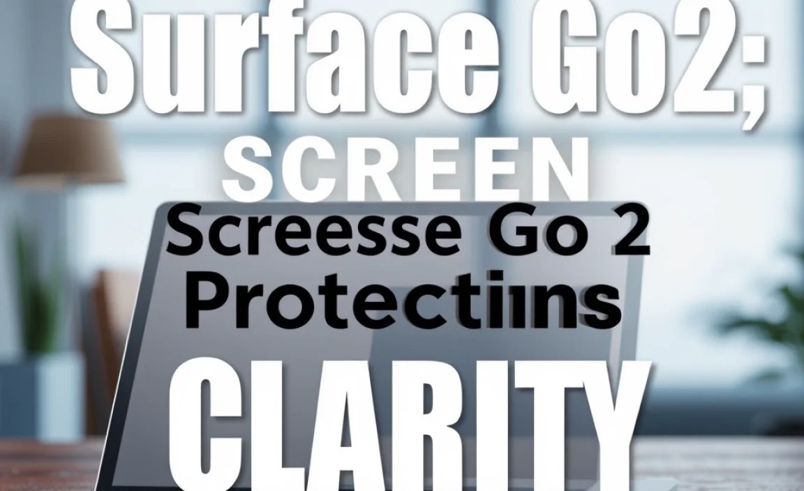 Surface Go 2 Screen Protector: Essential Clarity