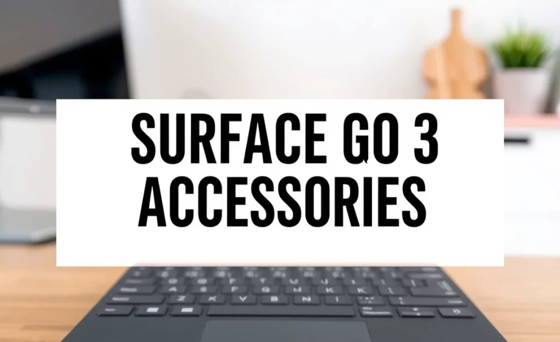 Surface Go 3 Accessories: Essential Upgrades
