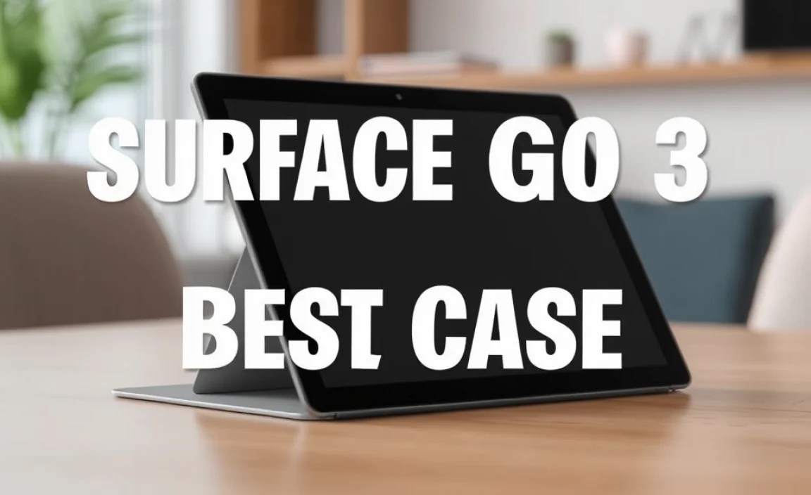 Surface Go 3 Best Case: Essential Protection