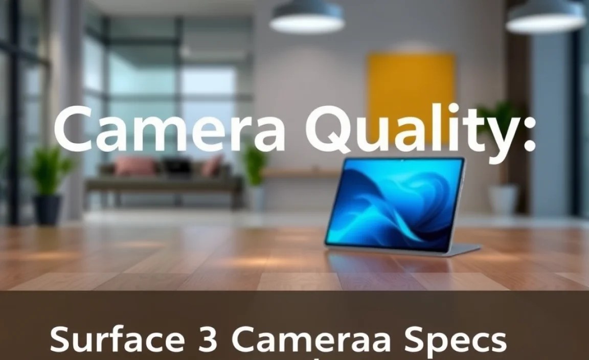 Surface Go 3 Camera Specs at a Glance