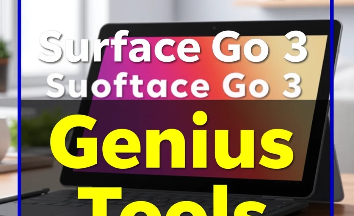 Surface Go 3 Creative Software: Genius Tools