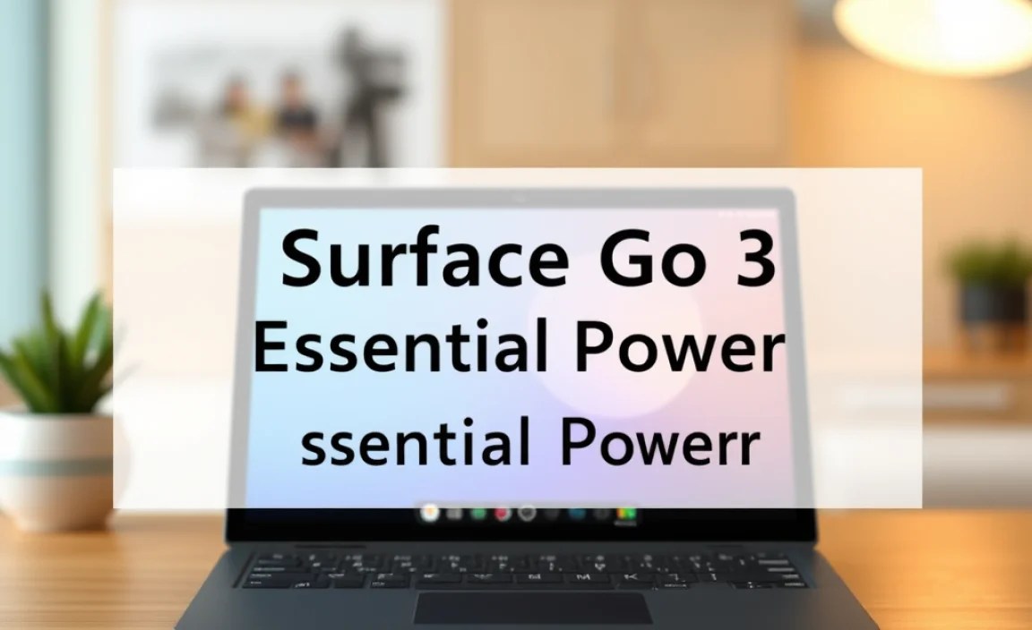 Surface Go 3 Durability: Essential Power
