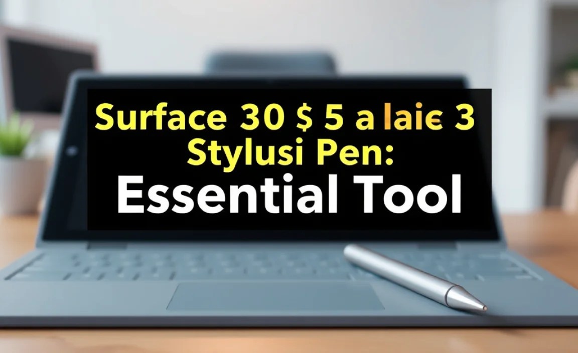 Surface Go 3 Stylus Pen: Essential Tool