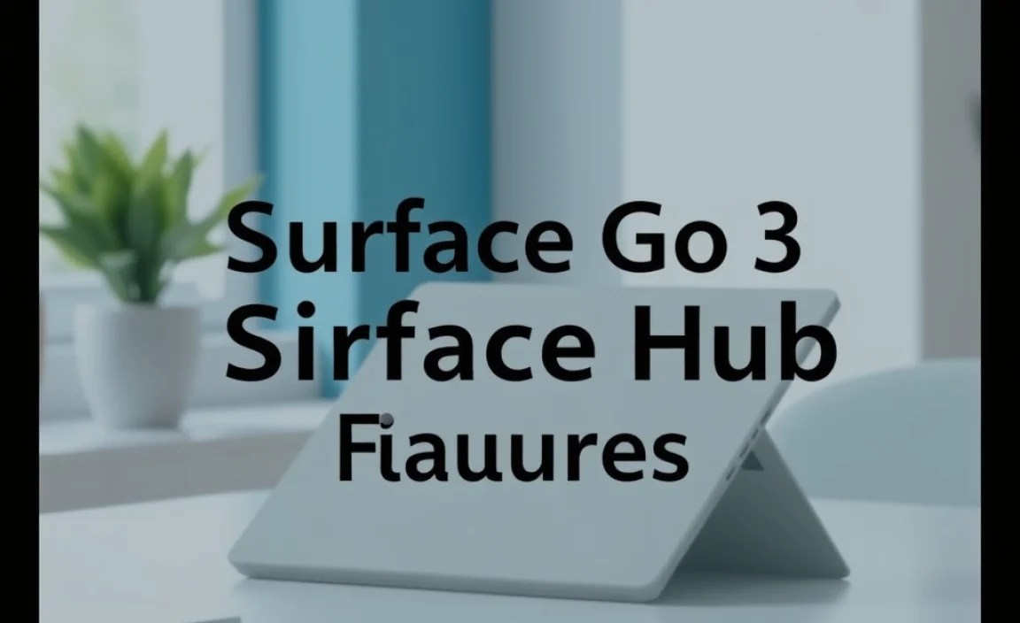 Surface Go 3 Surface Hub Features: Essential Tips