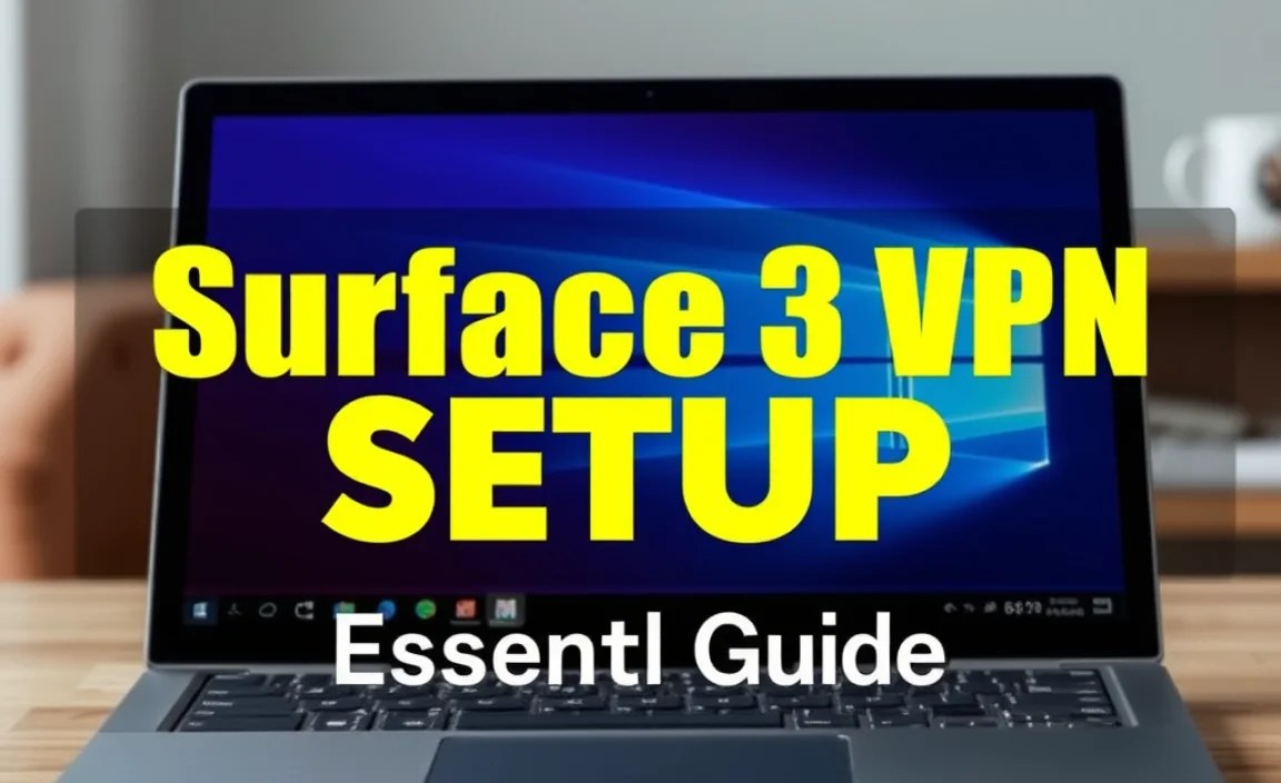Surface Go 3 VPN Setup: Essential Guide