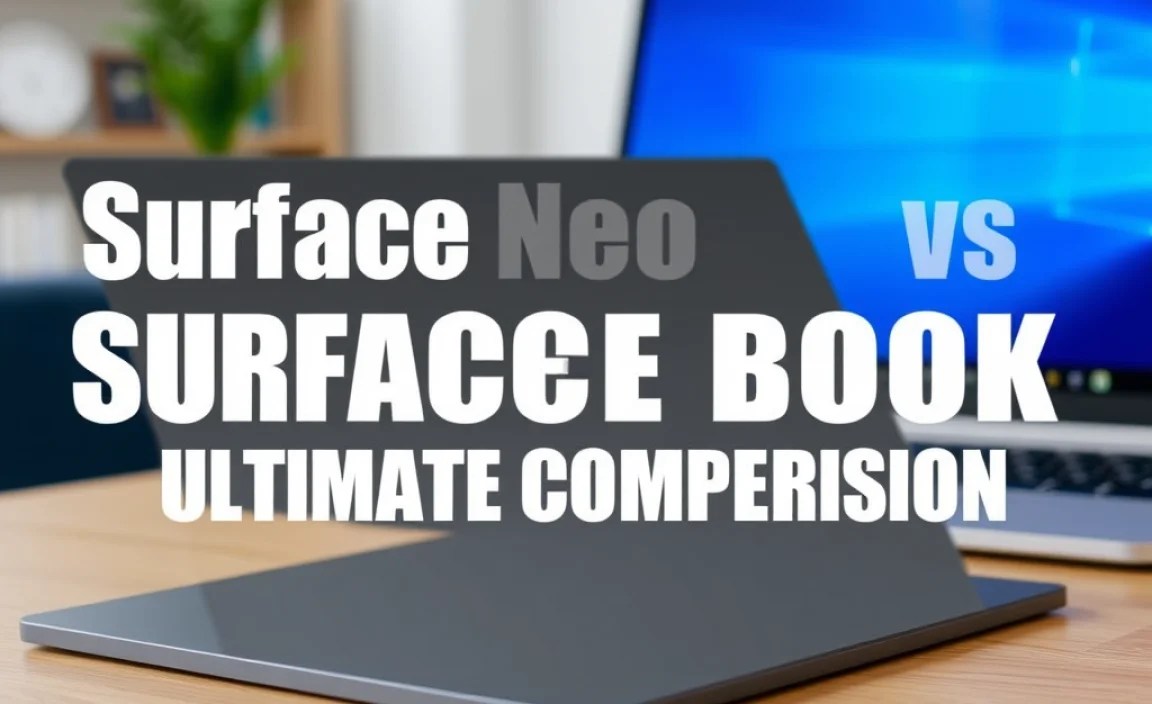 Surface Neo vs Surface Book: Ultimate Comparison