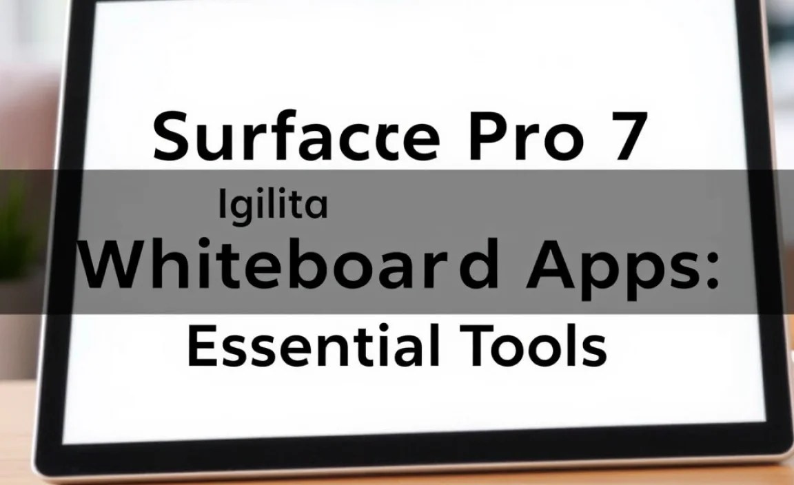 Surface Pro 7 Digital Whiteboard Apps: Essential Tools