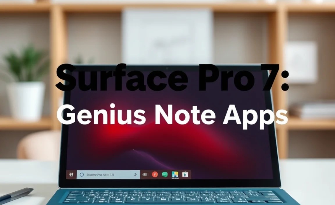 Surface Pro 7: Genius Note Apps