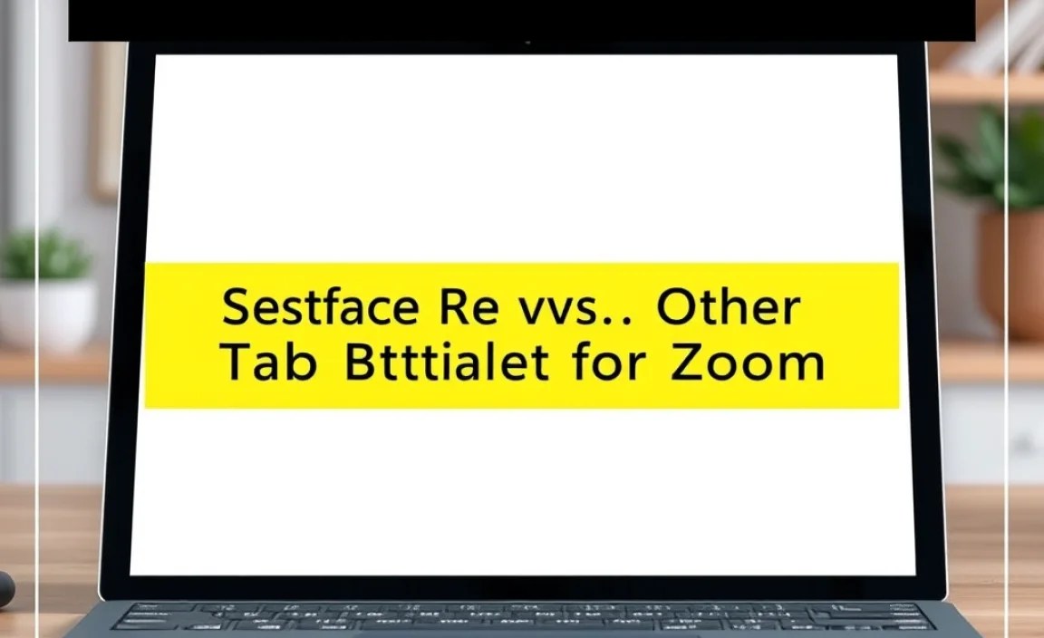 Surface Pro 7 vs. Other Tablets for Zoom