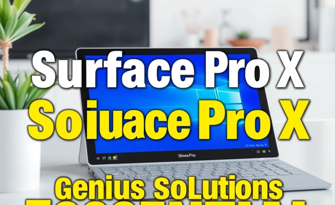 Surface Pro X Creative Software: Genius Solutions Essential