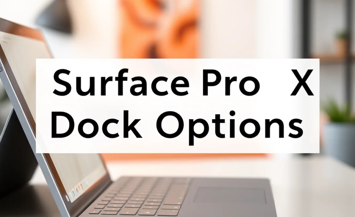 Surface Pro X Dock Options: Genius Essentials