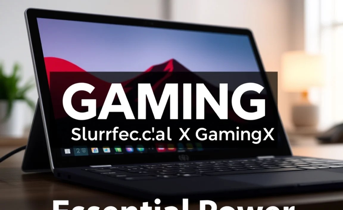 Surface Pro X Gaming: Essential Power