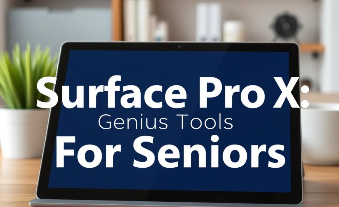 Surface Pro X: Genius Tools For Seniors