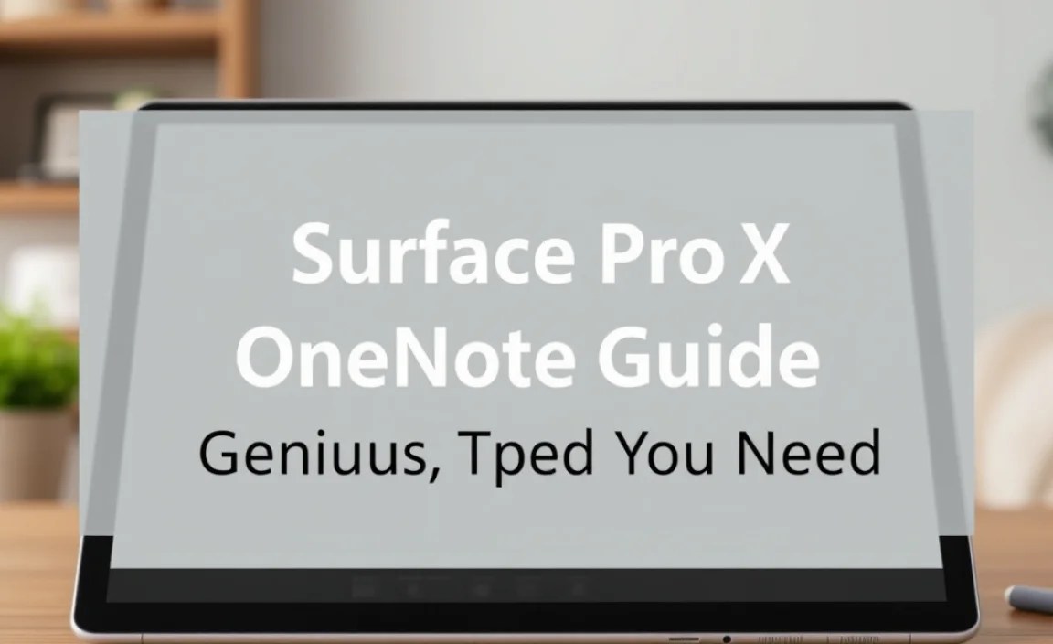 Surface Pro X OneNote Guide: Genius Tips You Need