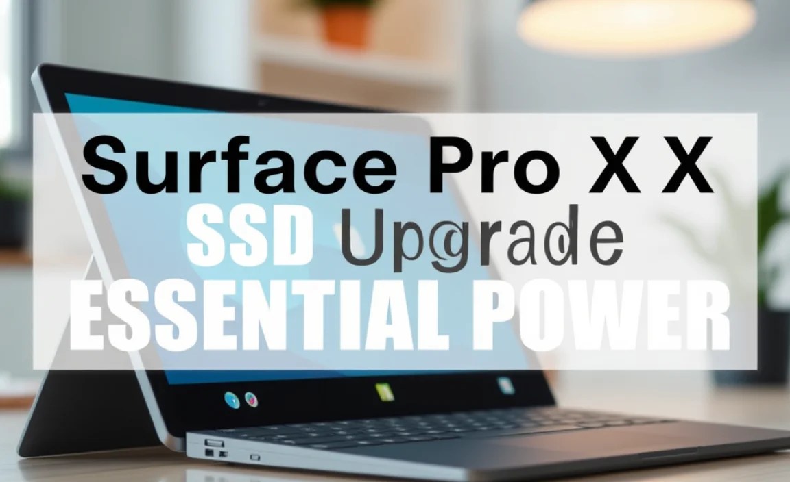 Surface Pro X SSD Upgrade: Essential Power